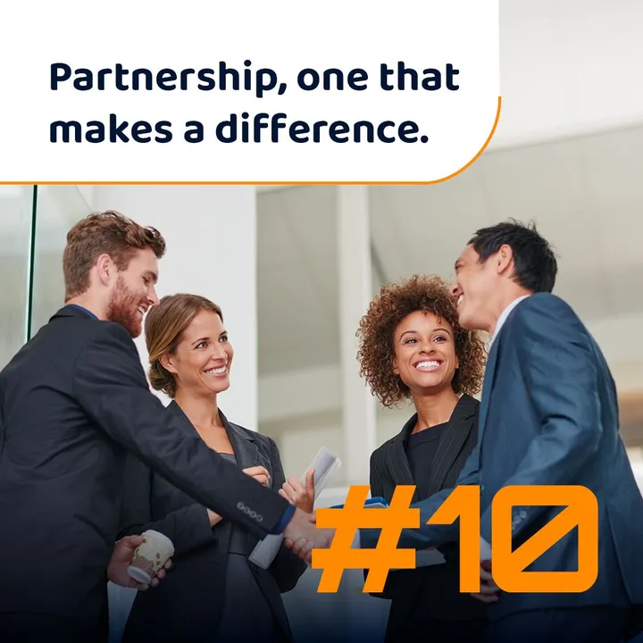 Partnership, one that makes a difference.